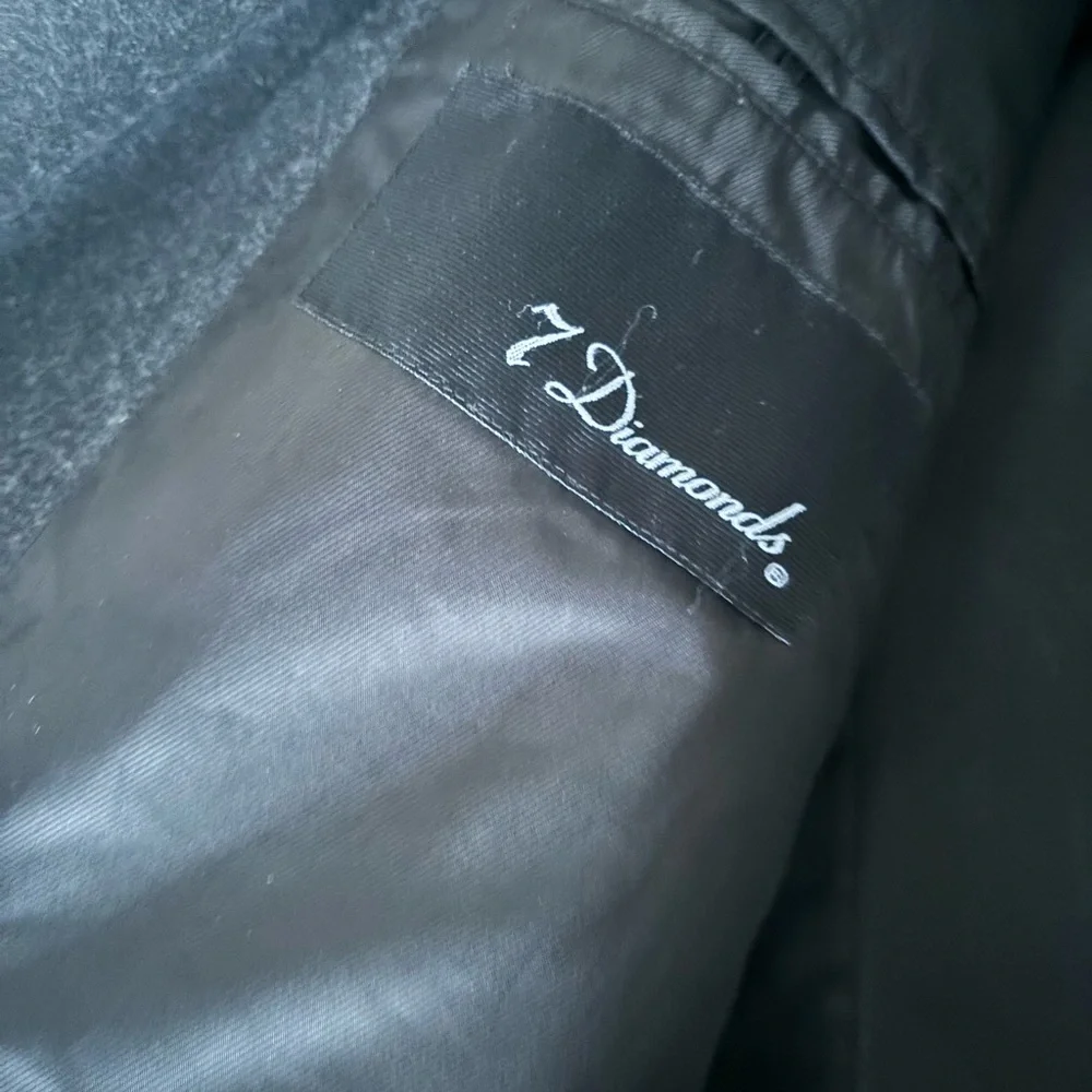 Stylish Gray Pea Coat - Picture 5 of 5